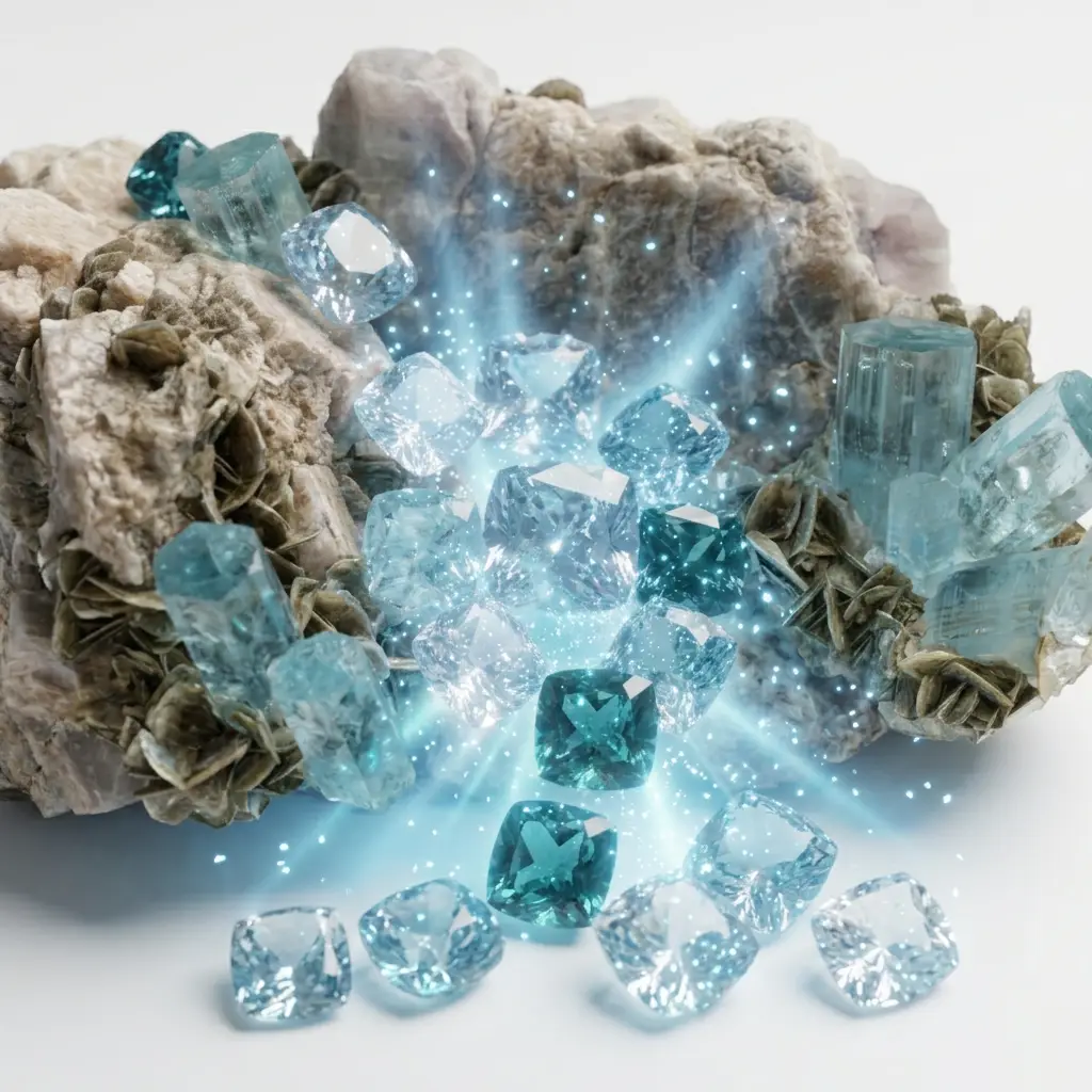 Aquamarine Birthstone Gifts for Aries