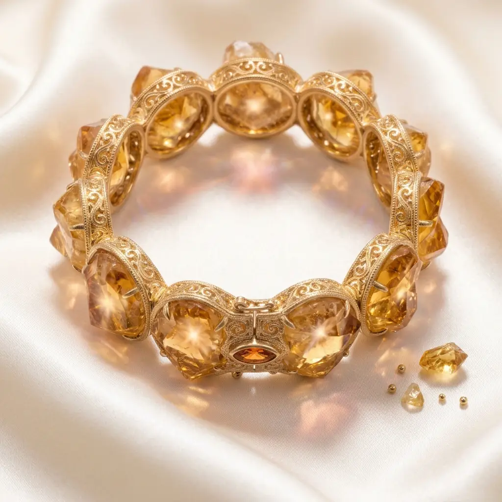 Citrine Bracelet for November-born Scorpio