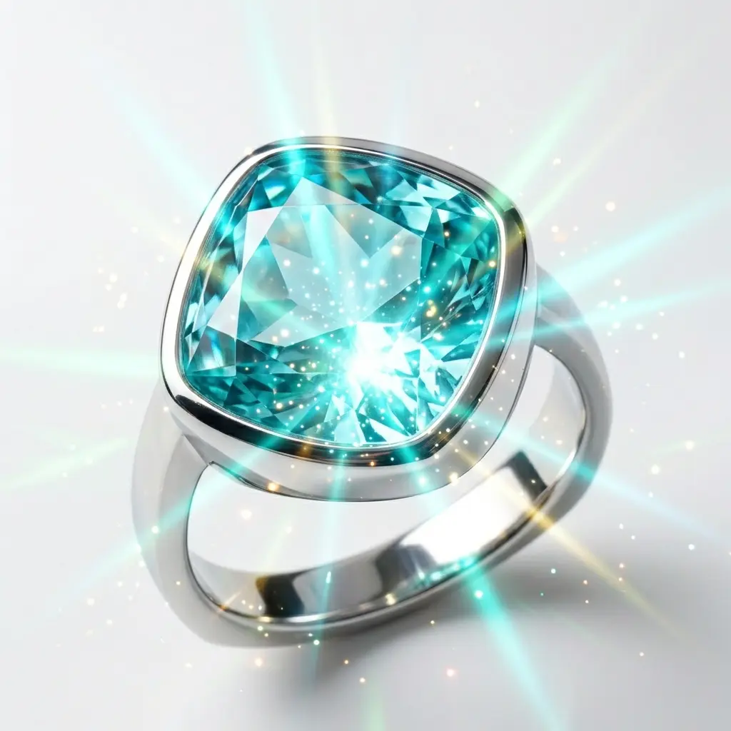 Gifts for Aries - Aquamarine Ring