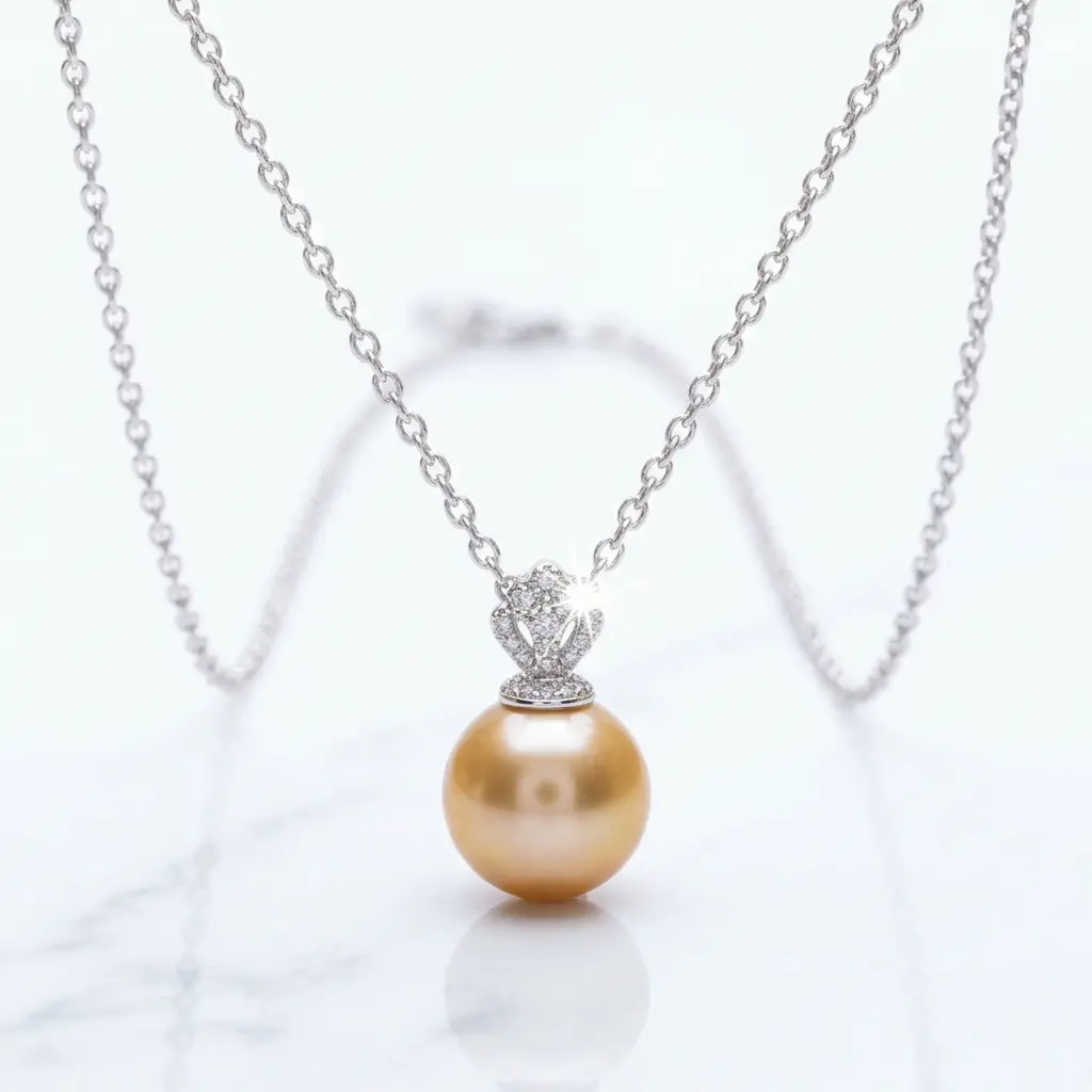 Pearl Necklace Gift for Cancer