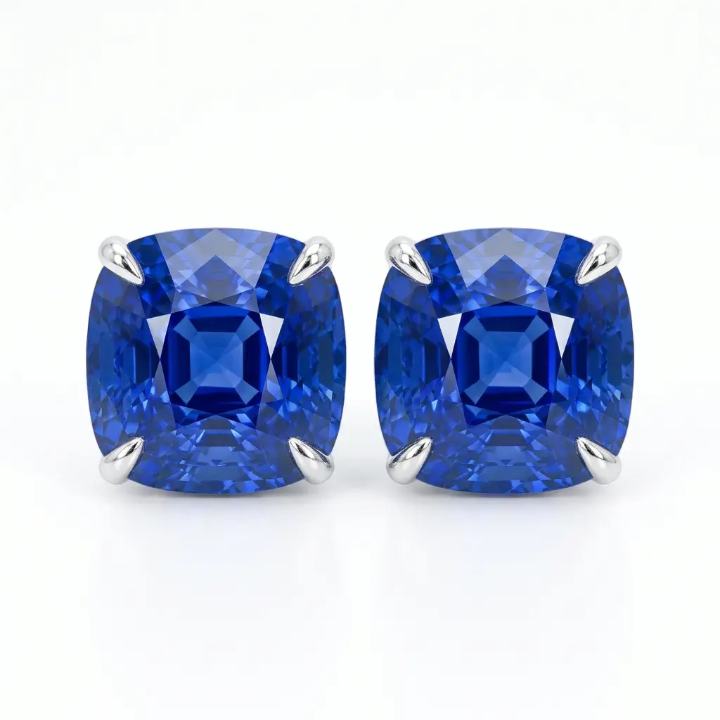 Sapphire Crystal Earrings for Virgo