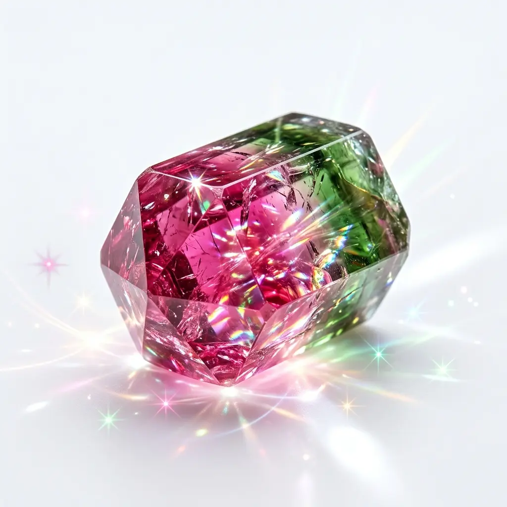 Tourmaline Crystal Charm - October birthstone for Libra